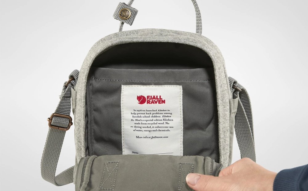 Kanken Re-Wool Sling, kolor: 027-Granite Grey