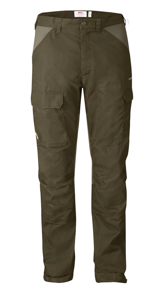 Drev Trousers Fjallraven, kolor: 633 Dark Olive