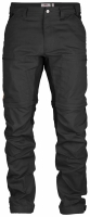 Abisko Lite Trekking Zip-Off Trousers Regular, kolor: 030-550 - Dark Grey-Black
