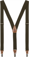Fjallraven Leather Clip Suspenders, kolor: 633 - Dark Olive