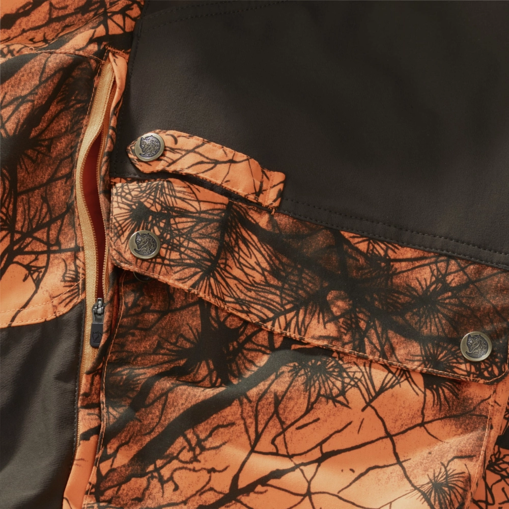 Fjallraven Lappland Hybrid Trousers Camo W 90193 211 Orange Camo 1