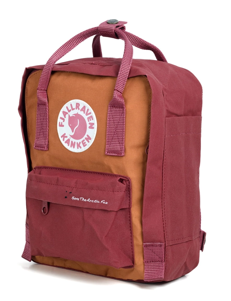 Kanken Mini Save The Arktic Fox, kolor: 326-164 - Ox Red/Brick