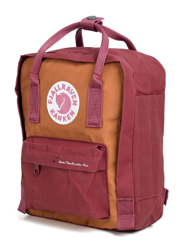 Kanken Mini Save The Arktic Fox, kolor: 326-164 - Ox Red/Brick