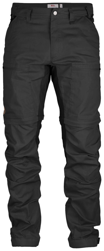 Abisko Lite Zip-Off Trousers Long, kolor: 030-550 - Dark Grey-Black