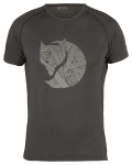 Abisko Trail T-Shirt Print, kolor: 030 - Dark Grey