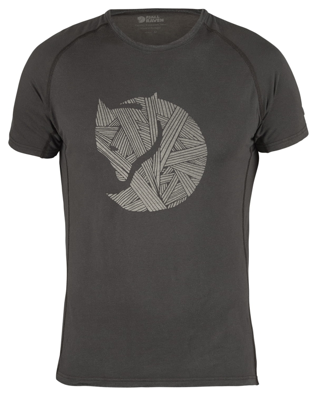 Abisko Trail T-Shirt Print, kolor: 030 - Dark Grey
