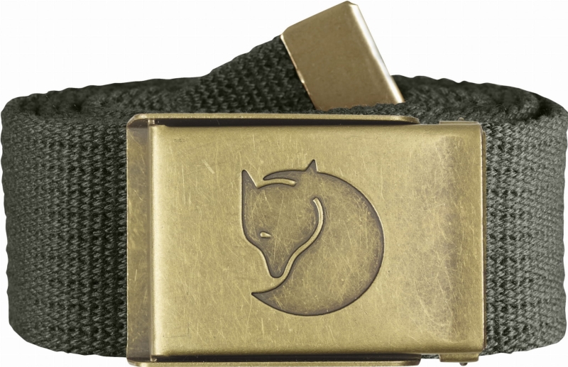 Fjallraven Canvas Brass Belt 4cm, kolor: 032 - Mountain Grey