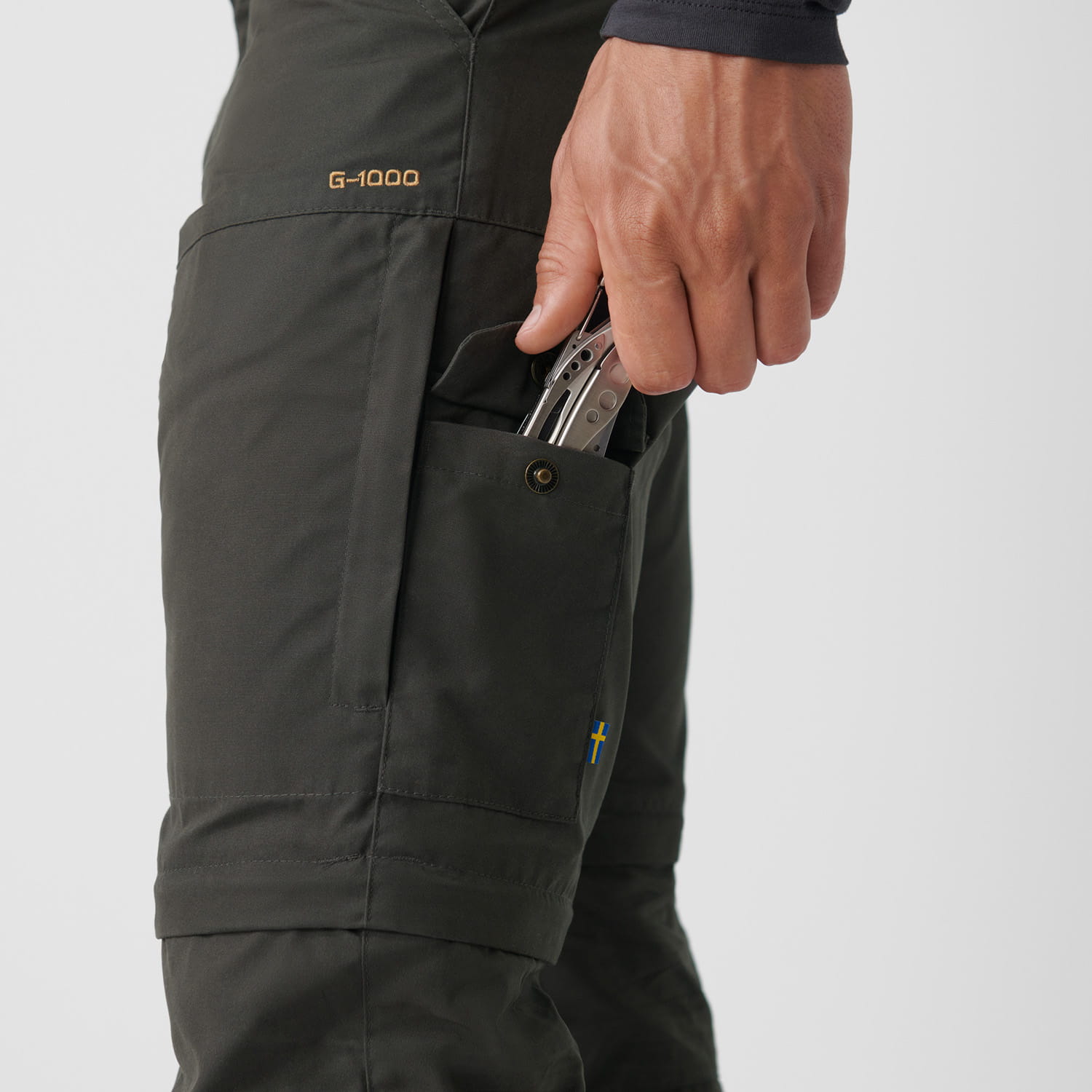 Fjällräven Karl Pro zip off Pantaloni Lunghi Pantaloni, Uomo, Karl Pro Zip-Off Trousers, Savanna, 44
